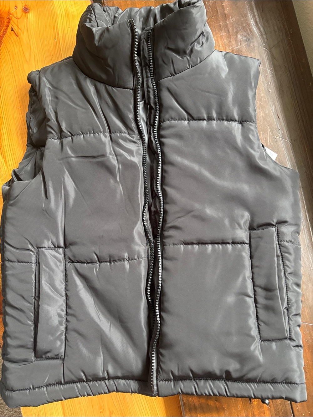 Puffer Vest in Black